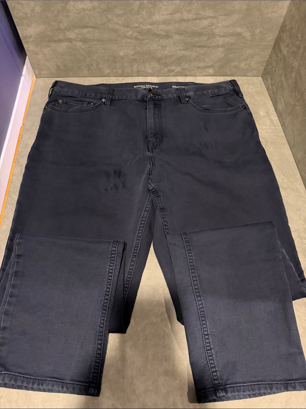 Banana Republic Men's Dark Navy Straight Jeans